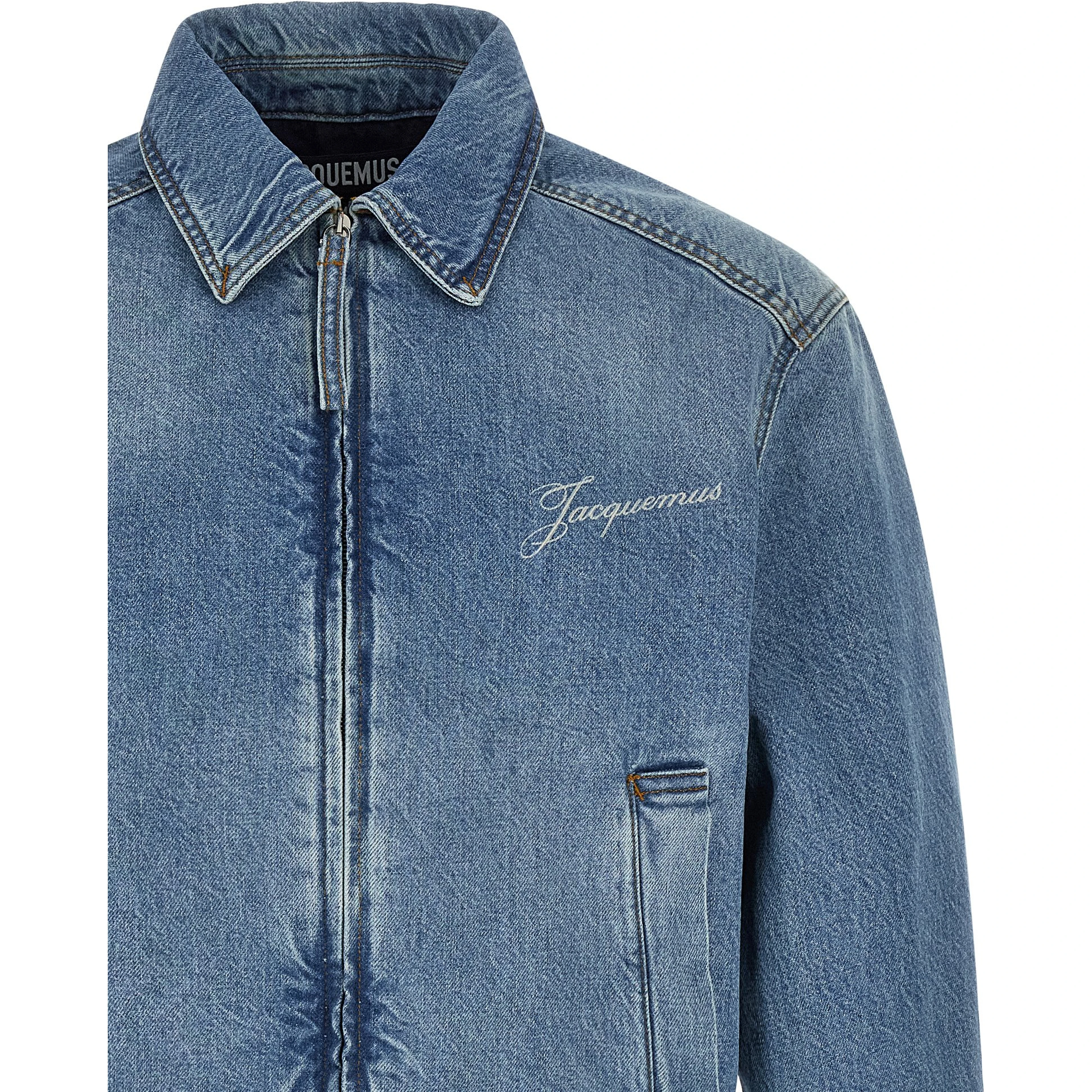 Blue Cotton Denim Jacket