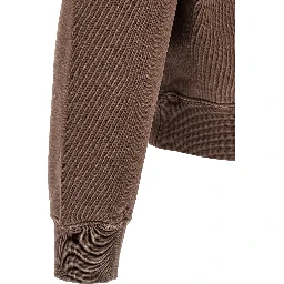 Brown Cotton Sweatshirt