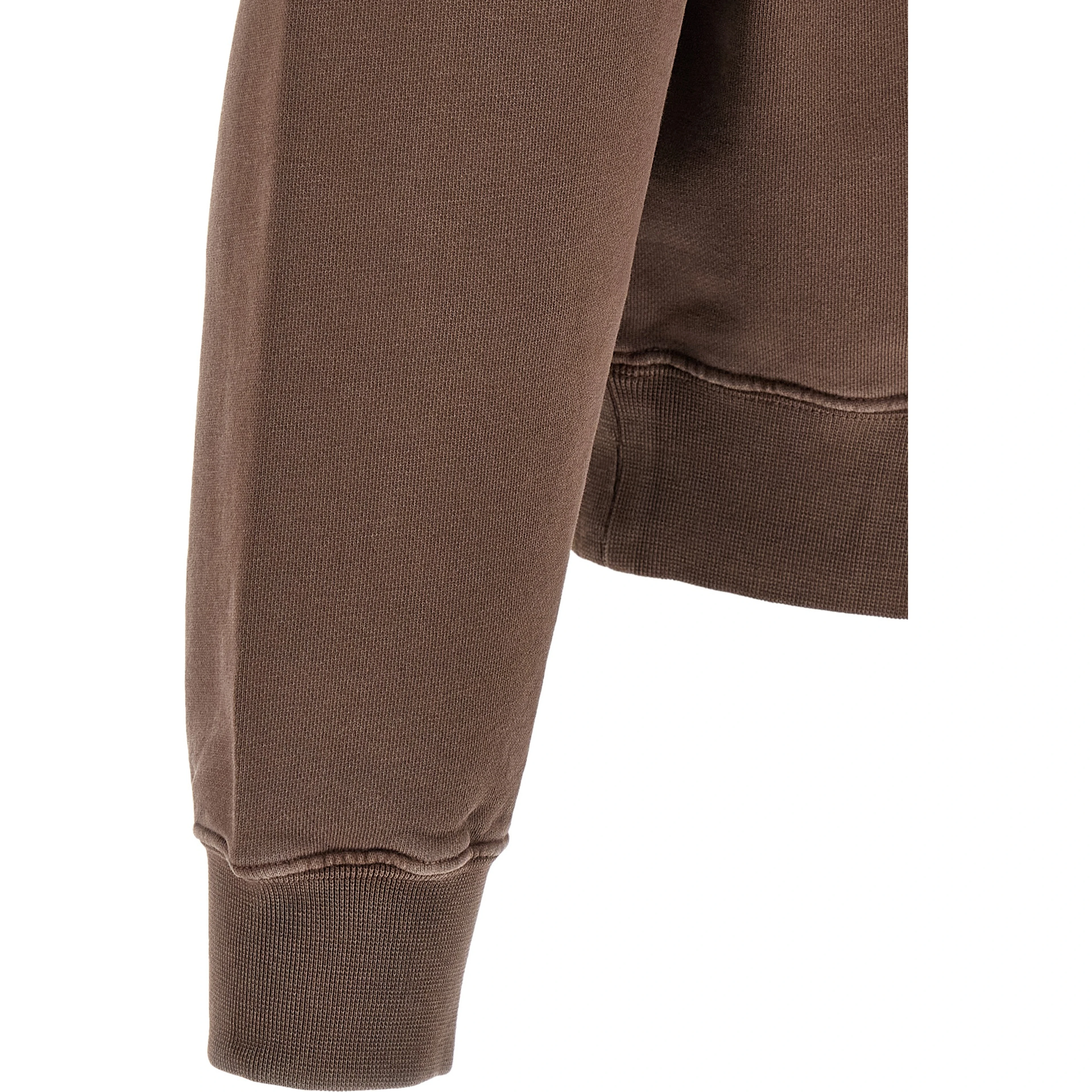 Brown Cotton Sweatshirt