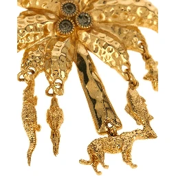 Gold Brass Earrings
