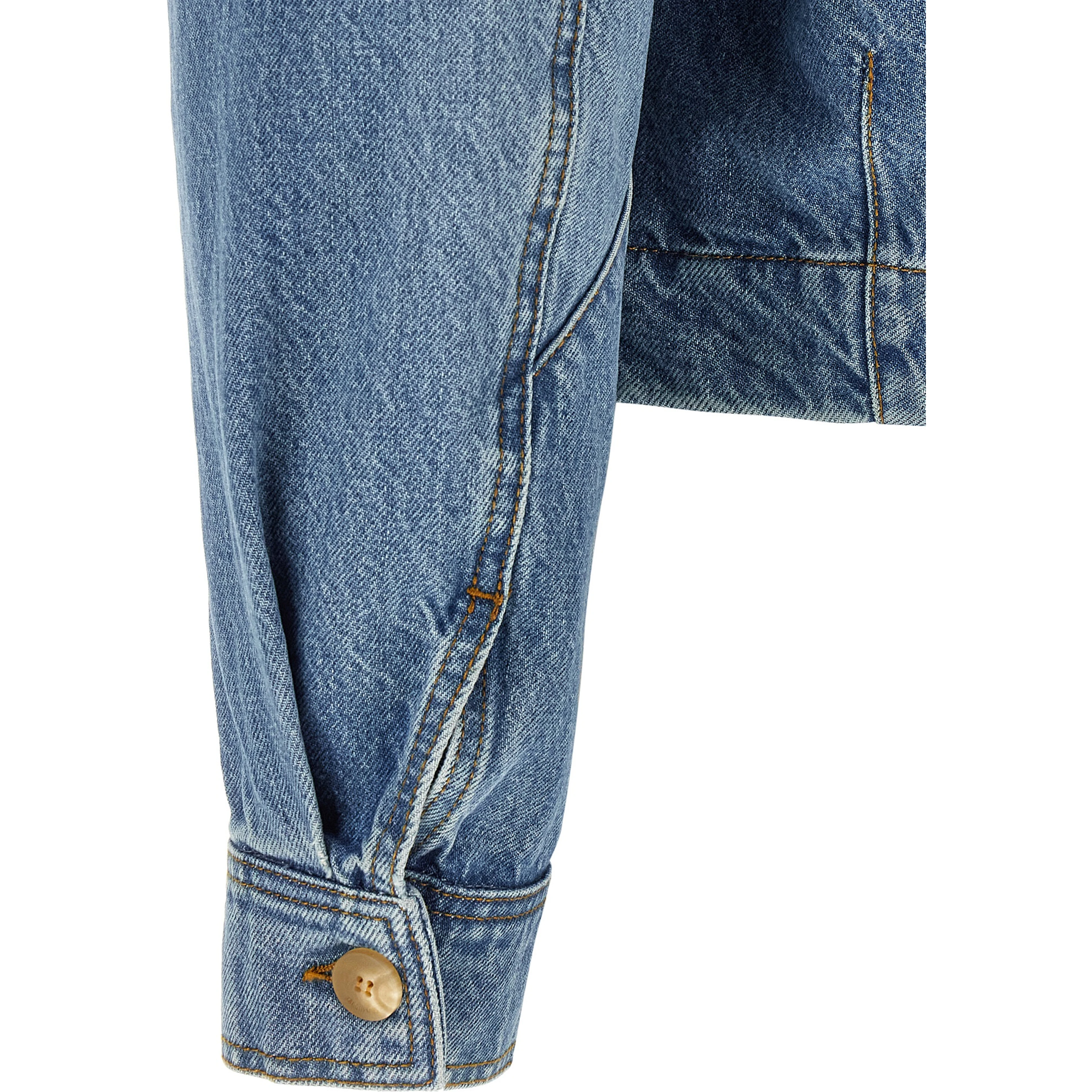 Blue Cotton Denim Jacket