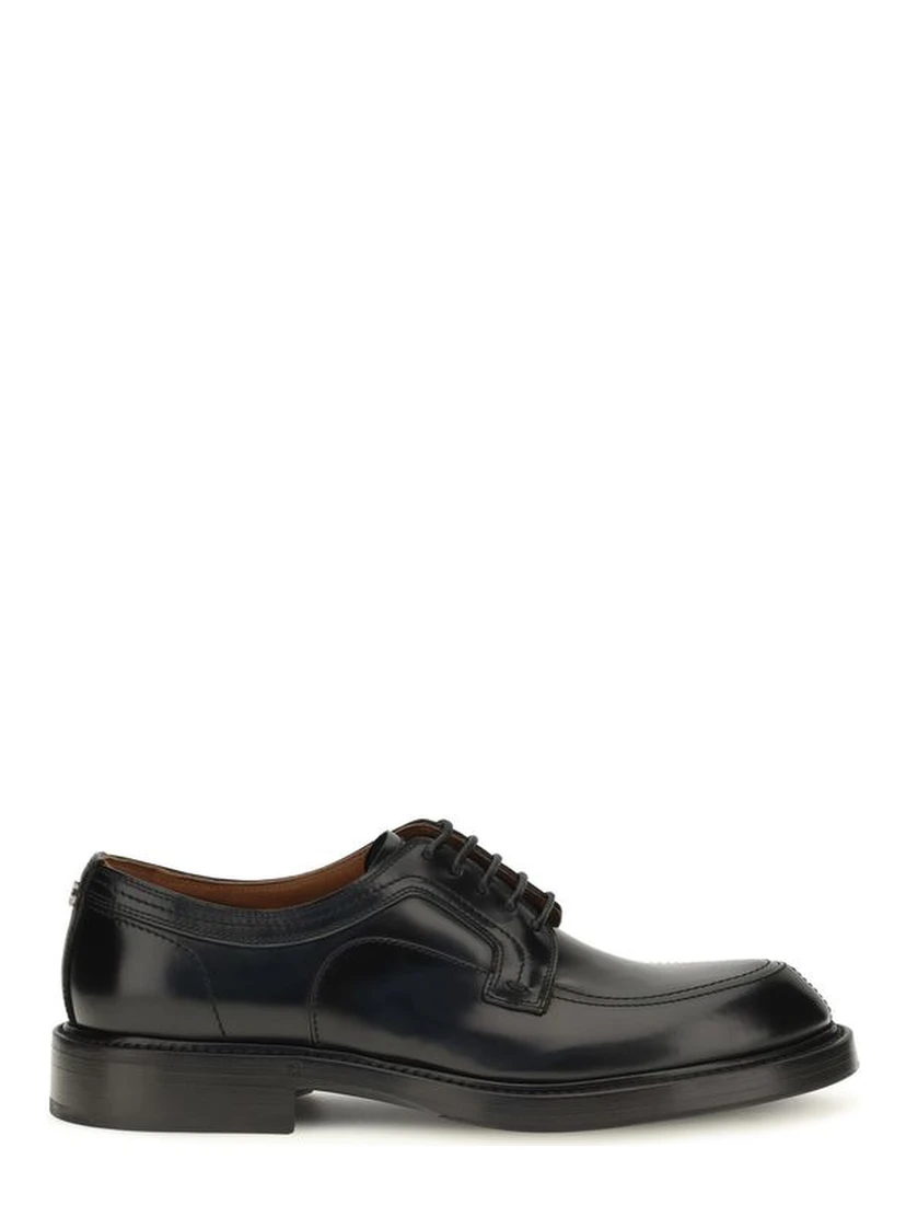 Black Calf Leather Bos Taurus Oxfords And Derbies