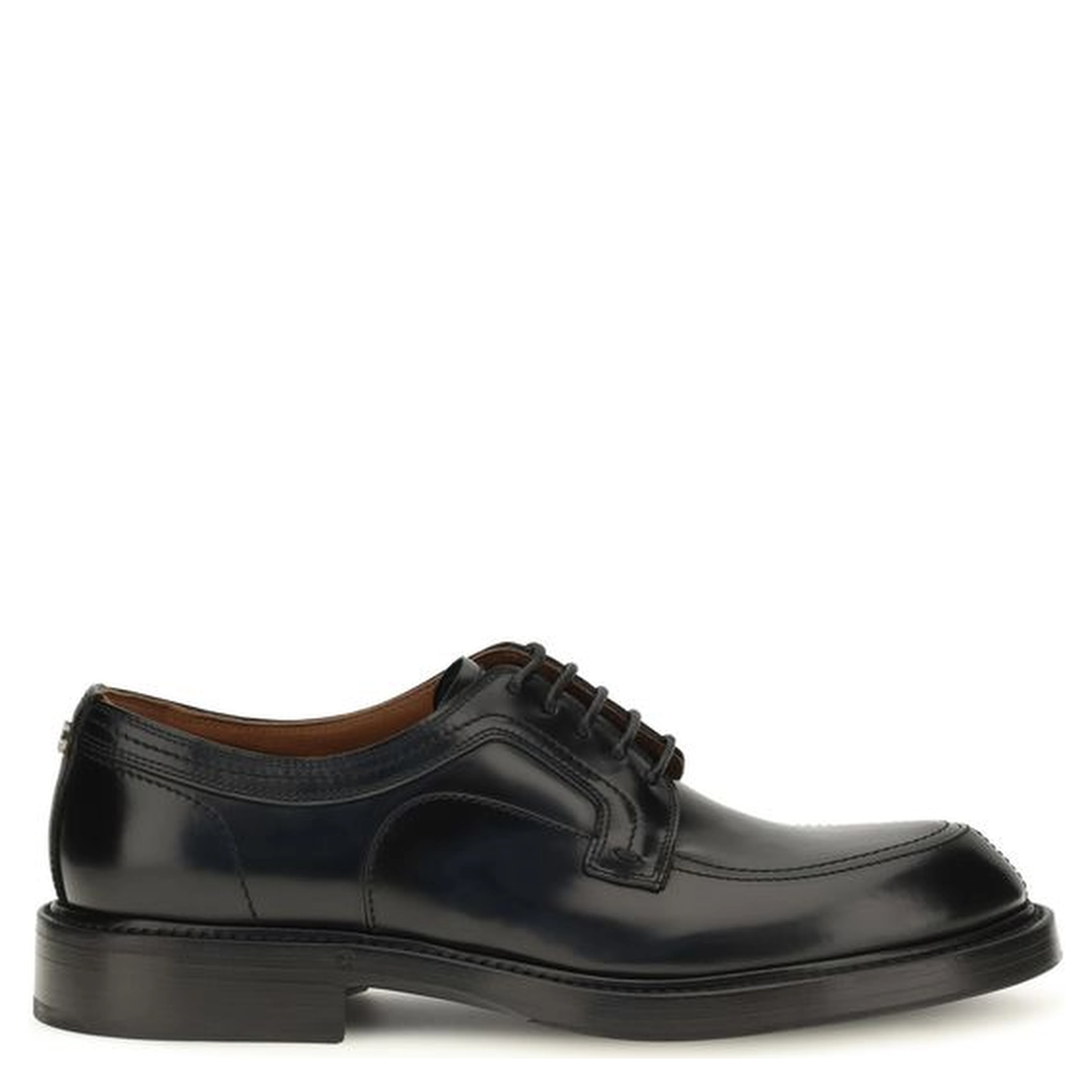 Black Calf Leather Bos Taurus Oxfords And Derbies
