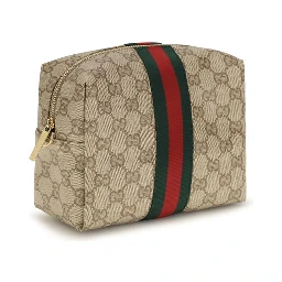 Beige Fabric Shoulder Bag
