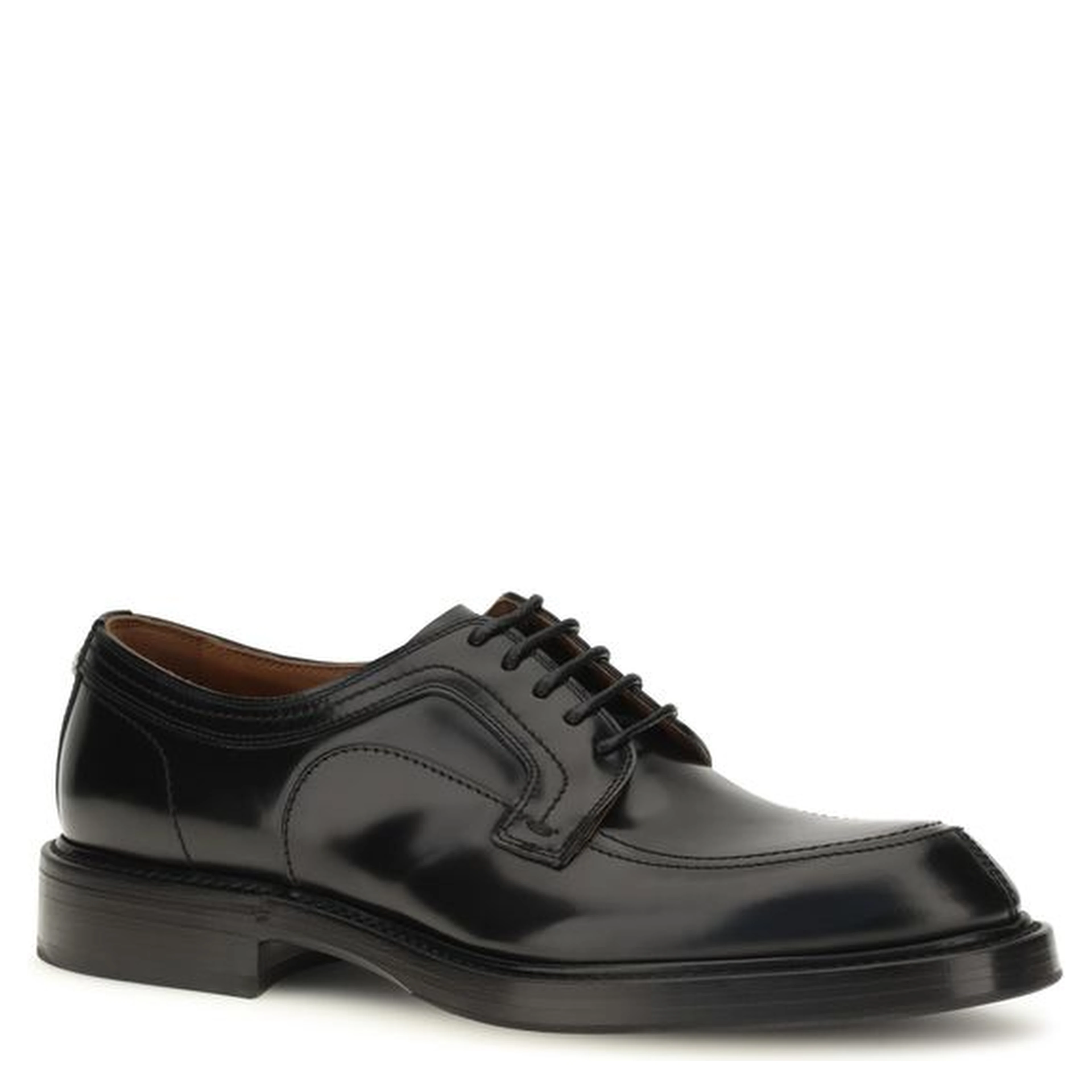 Black Calf Leather Bos Taurus Oxfords And Derbies