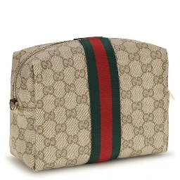 Beige Fabric Shoulder Bag