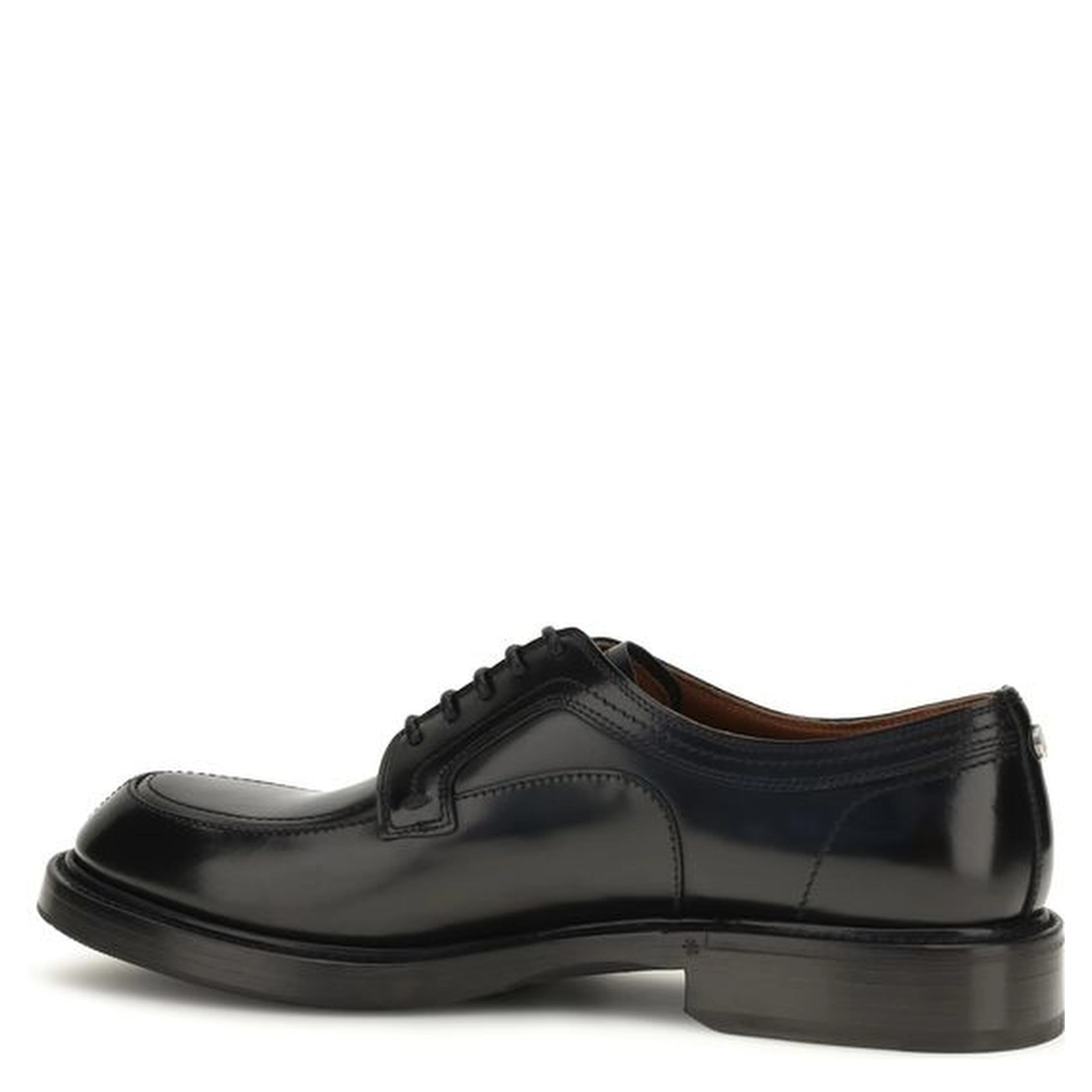 Black Calf Leather Bos Taurus Oxfords And Derbies