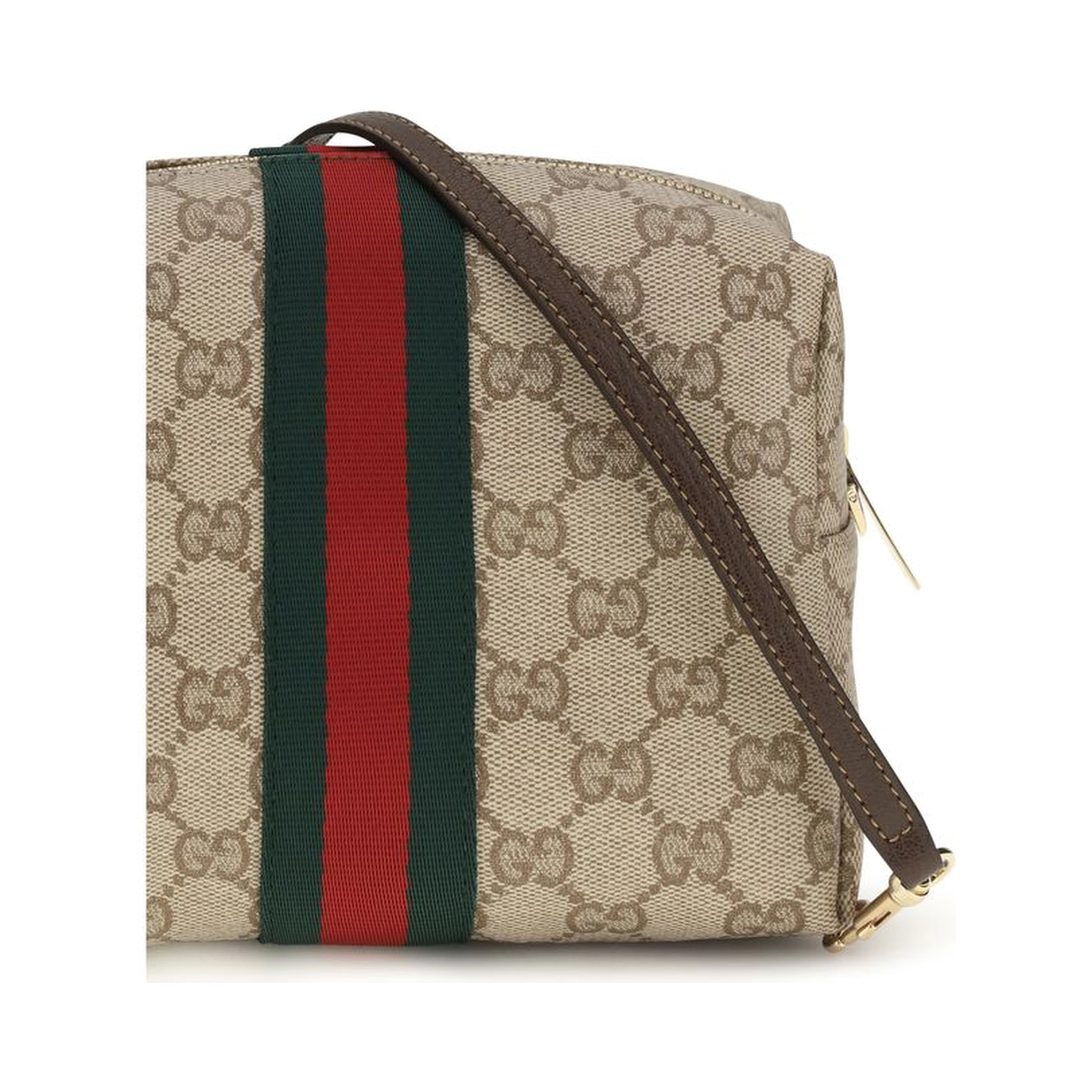 Beige Fabric Shoulder Bag