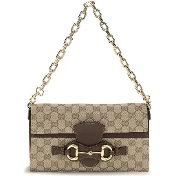 Beige Fabric Shoulder Bag