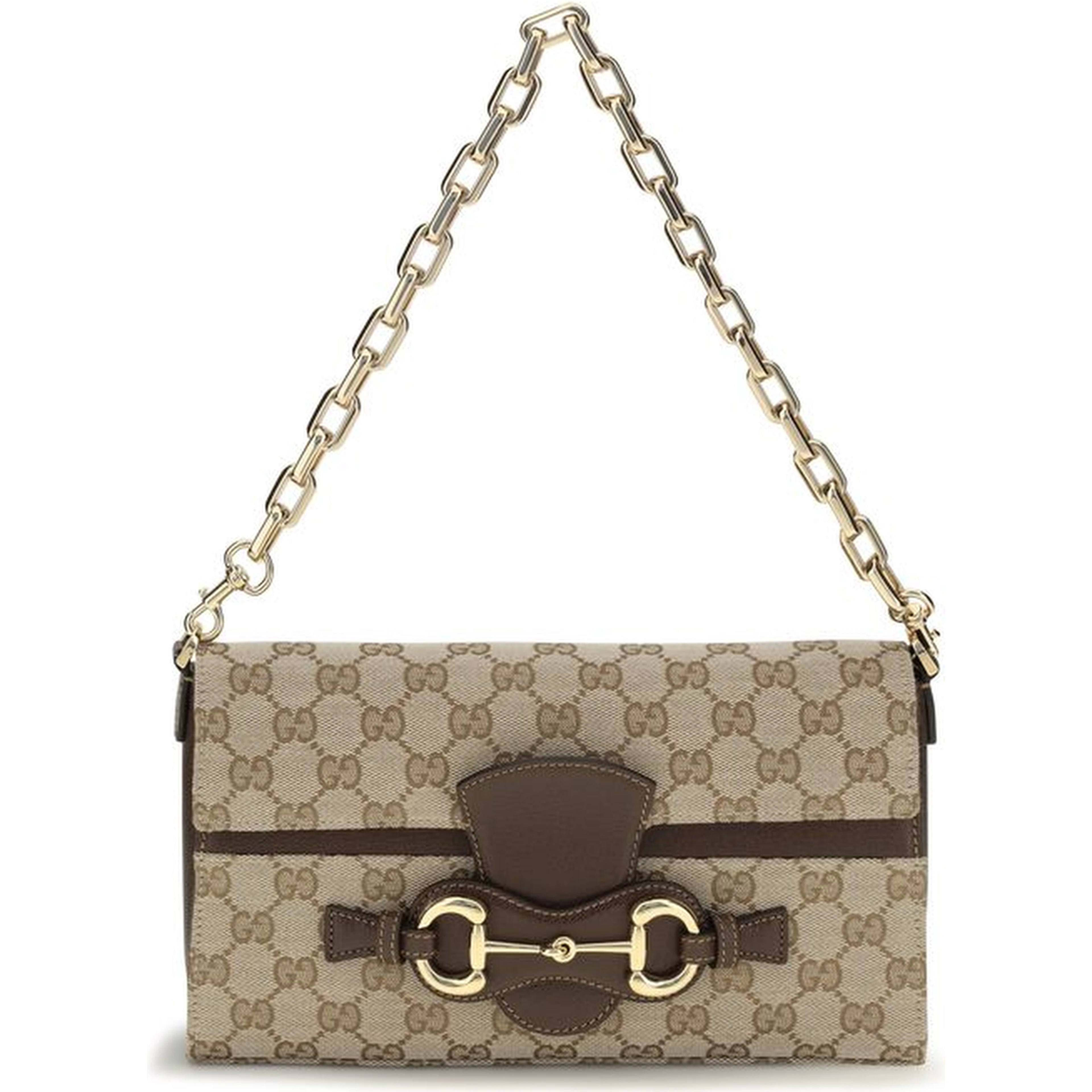 Beige Fabric Shoulder Bag