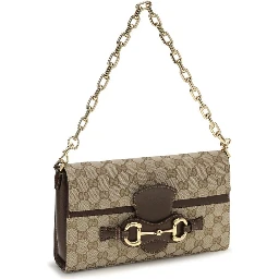 Beige Fabric Shoulder Bag