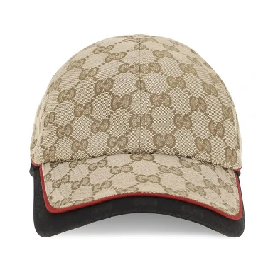 Beige Polyamide Cap (Baseball Hat)