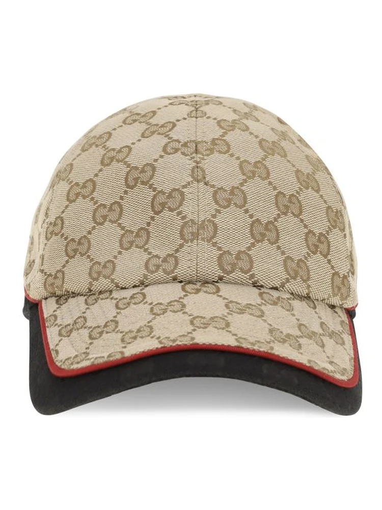 Beige Polyamide Cap (Baseball Hat)