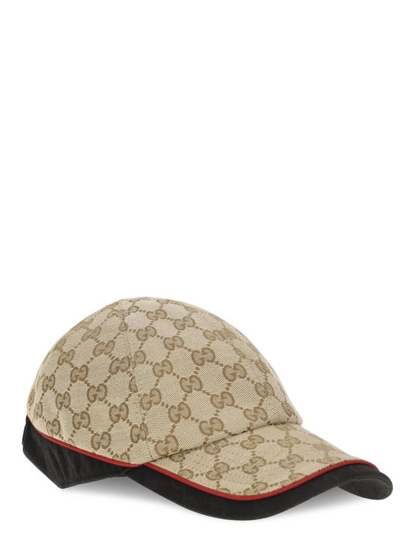 Beige Polyamide Cap (Baseball Hat)