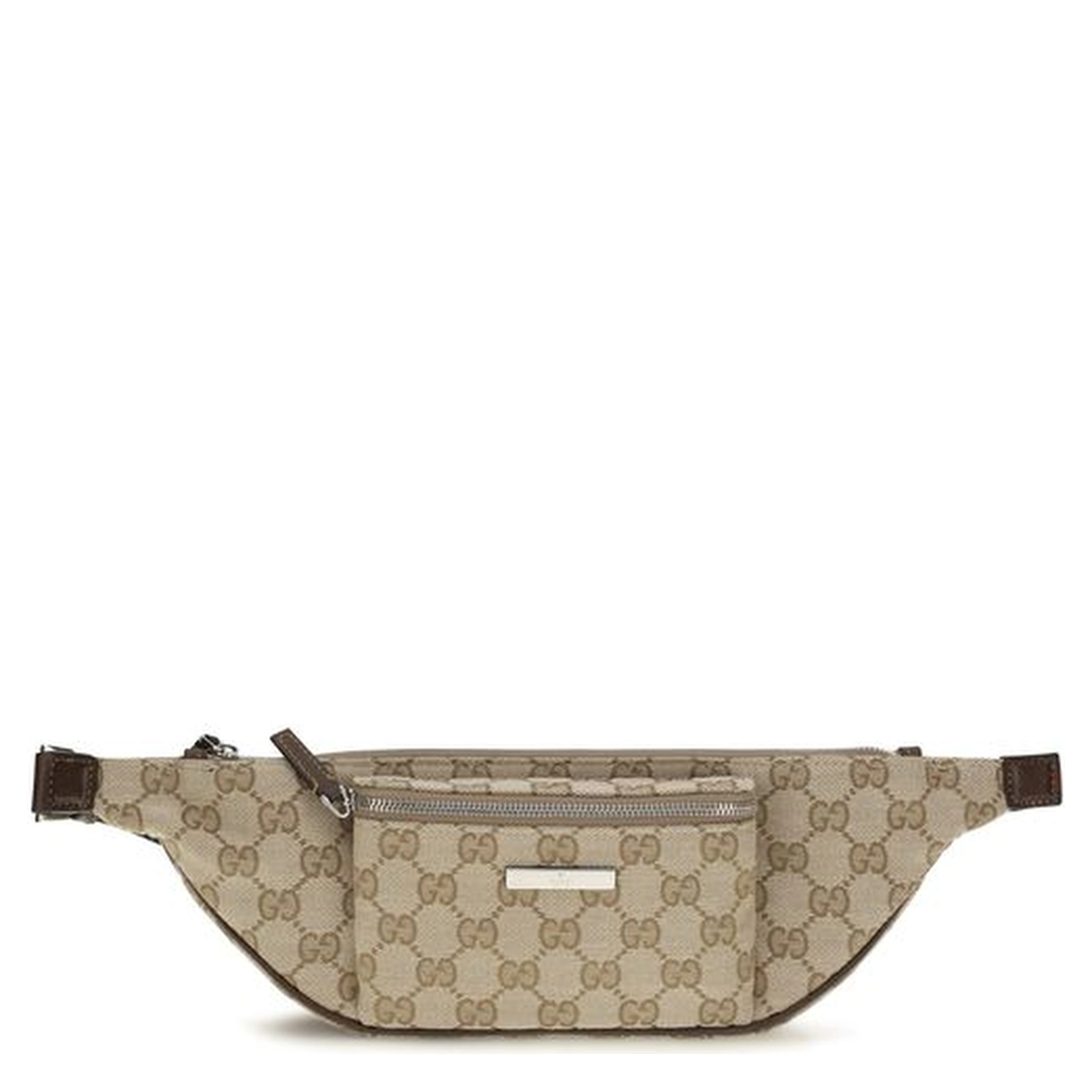 Beige Fabric Shoulder Bag