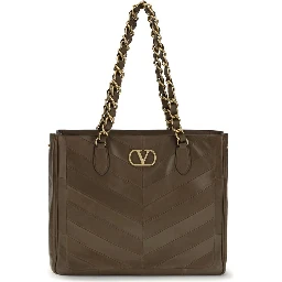 Brown Calf Leather Bos Taurus Shoulder Bag