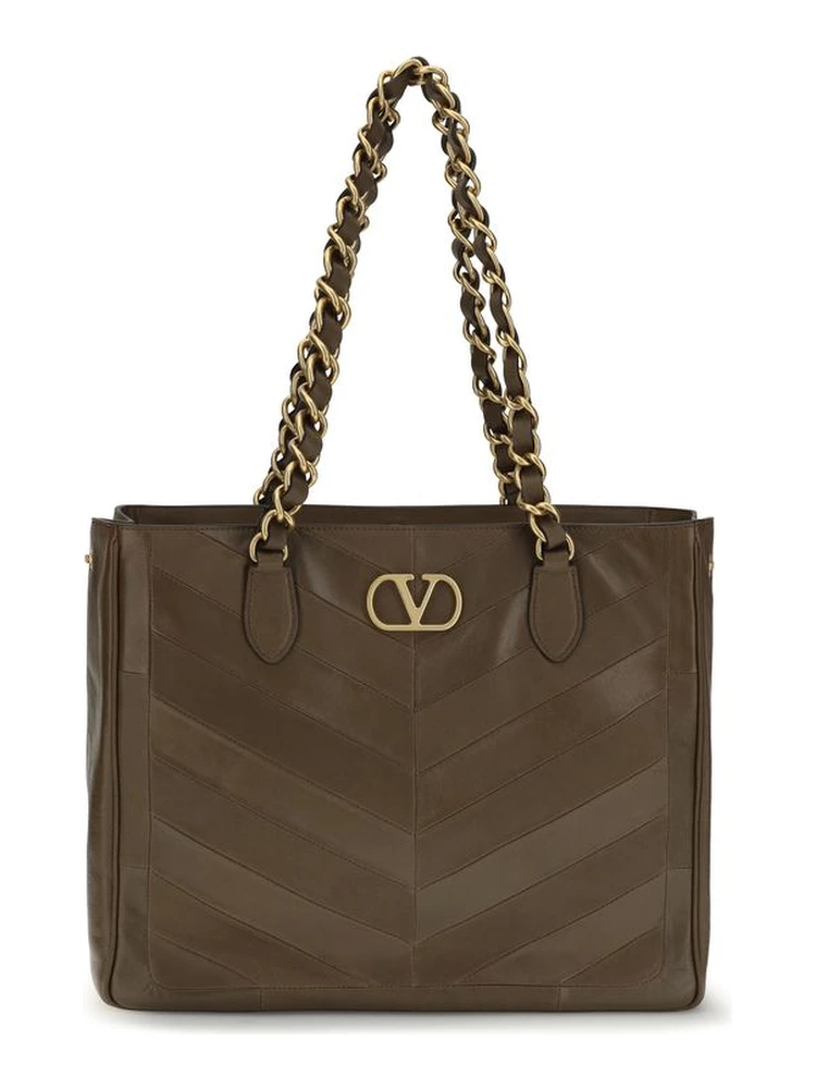 Brown Calf Leather Bos Taurus Shoulder Bag