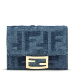 Blue Cotton Wallet
