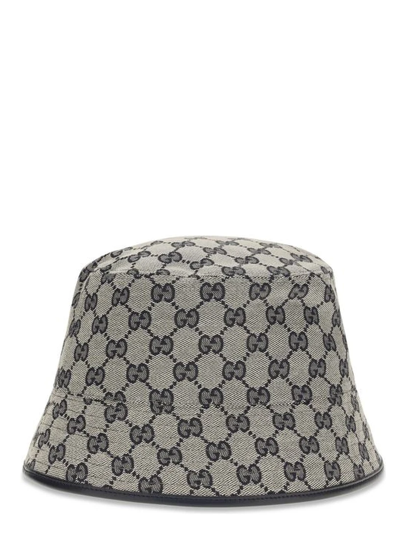 Gray Polyester Bucket Hat