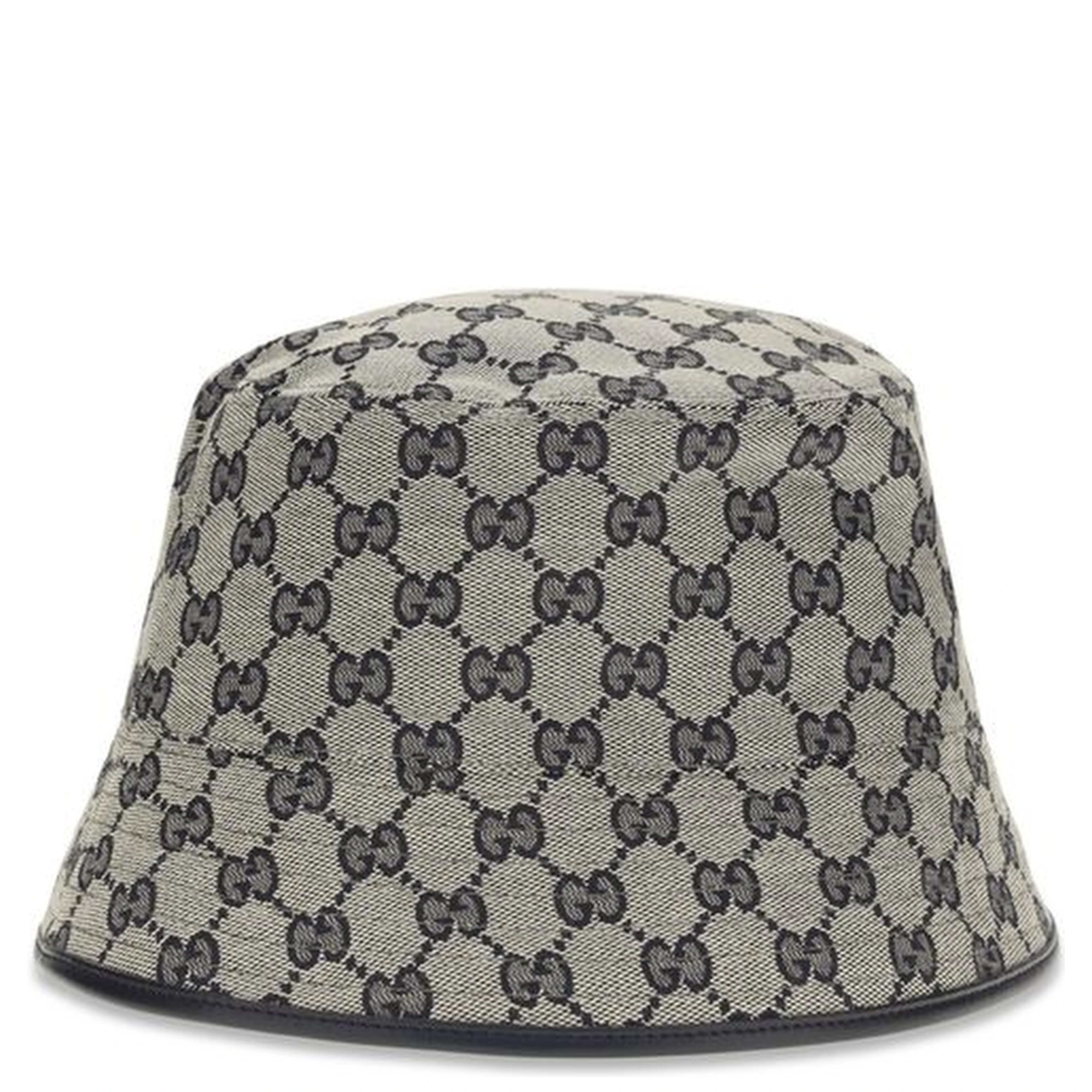 Gray Polyester Bucket Hat