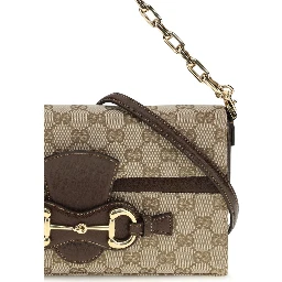 Beige Fabric Shoulder Bag