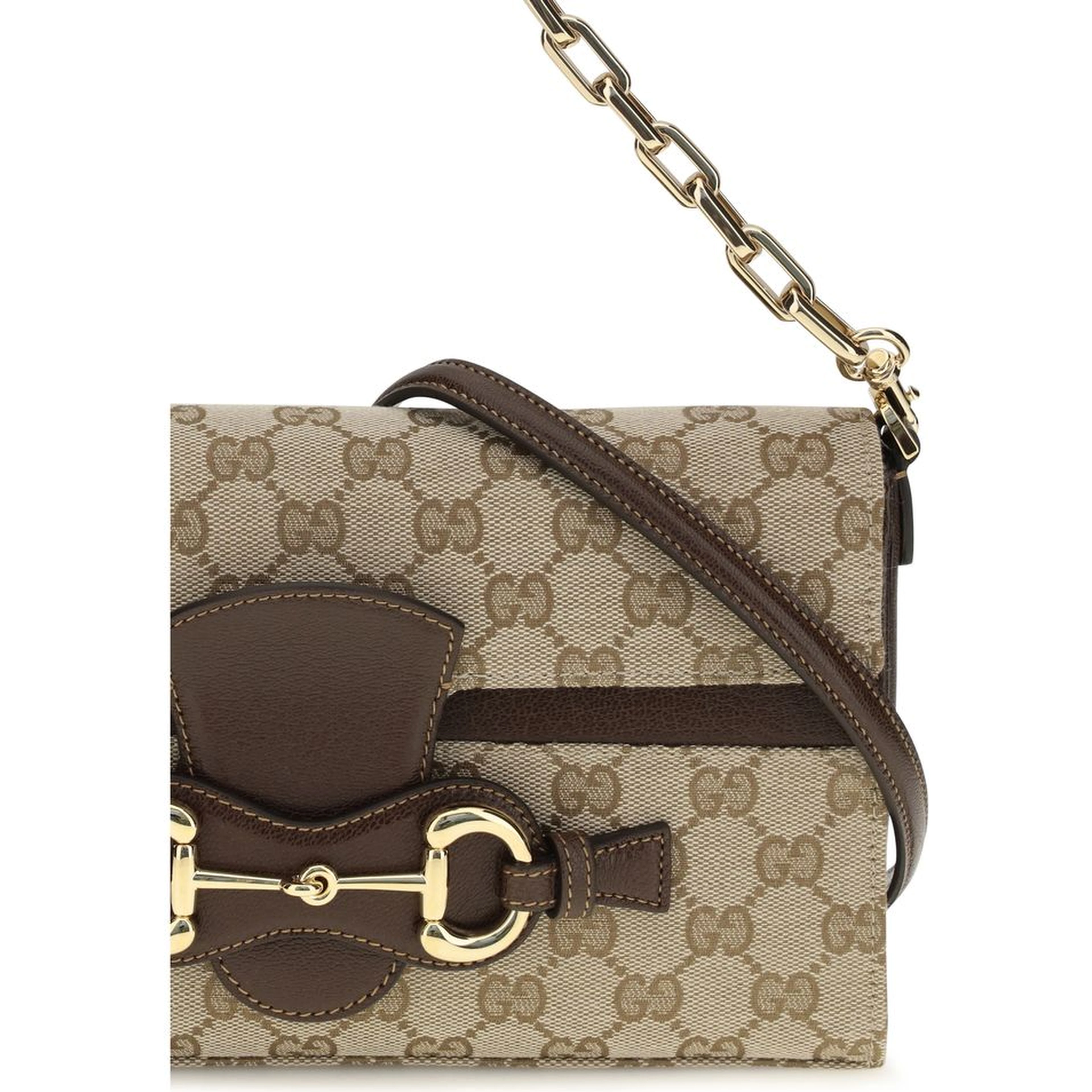 Beige Fabric Shoulder Bag