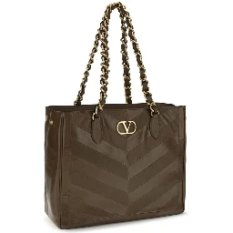 Brown Calf Leather Bos Taurus Shoulder Bag