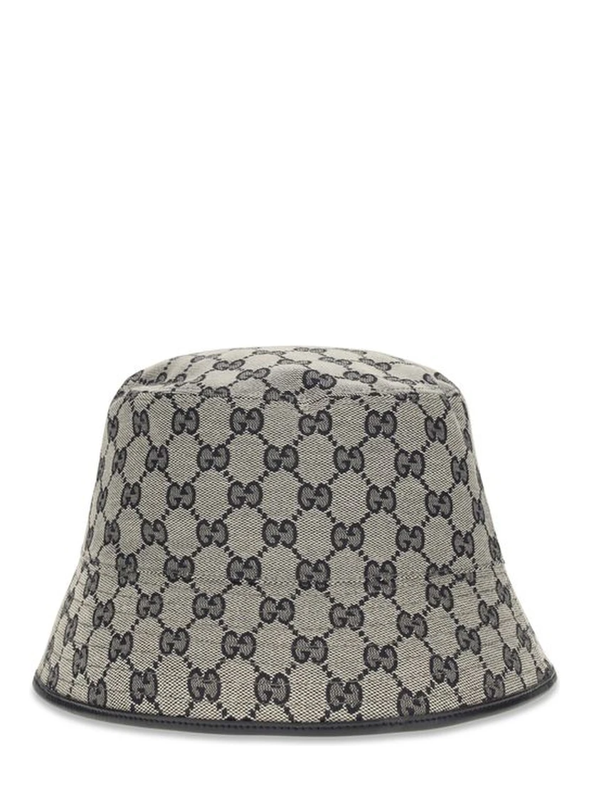 Gray Polyester Bucket Hat