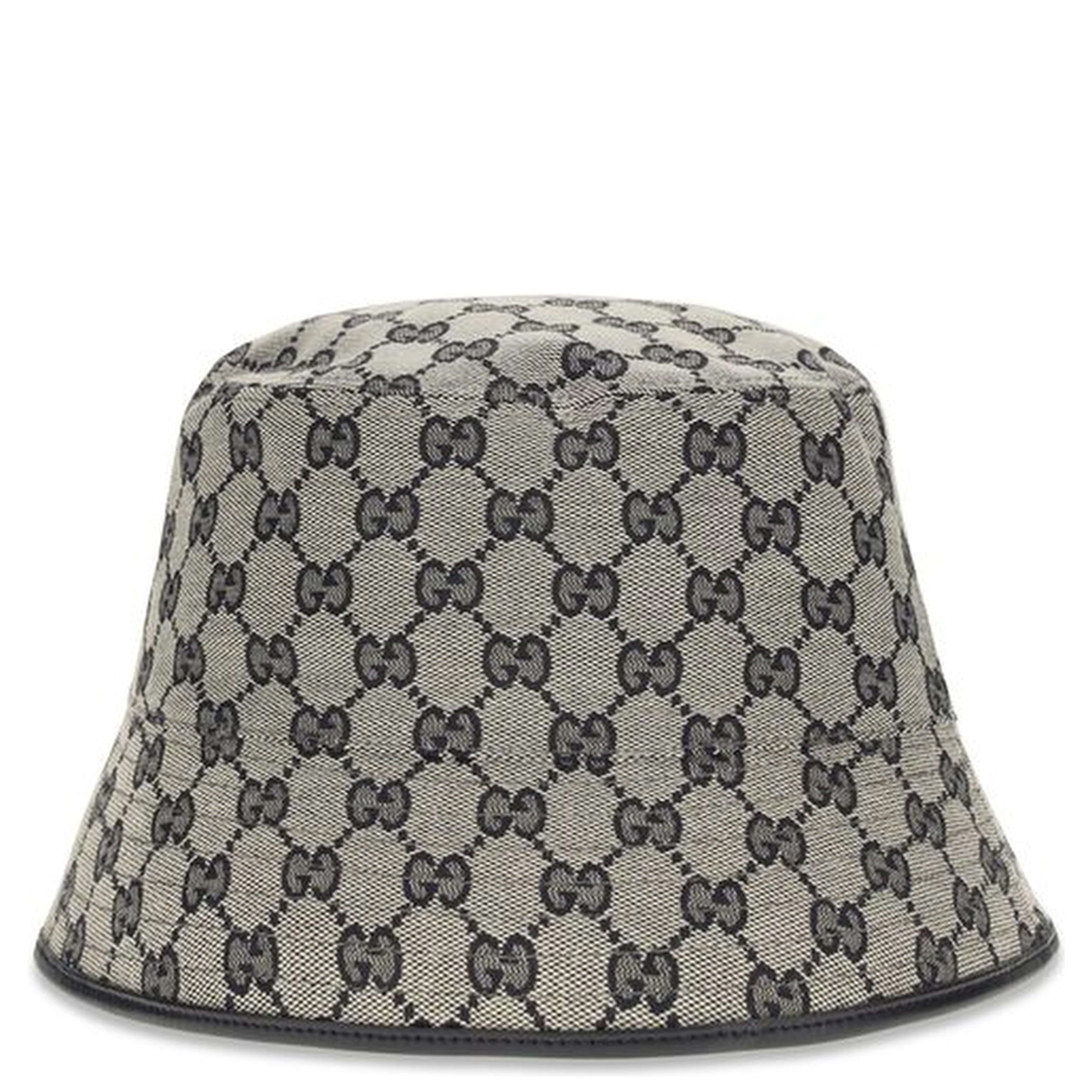 Gray Polyester Bucket Hat