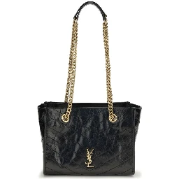 Black Calf Leather Bos Taurus Shoulder Bag