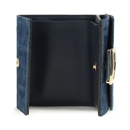 Blue Cotton Wallet