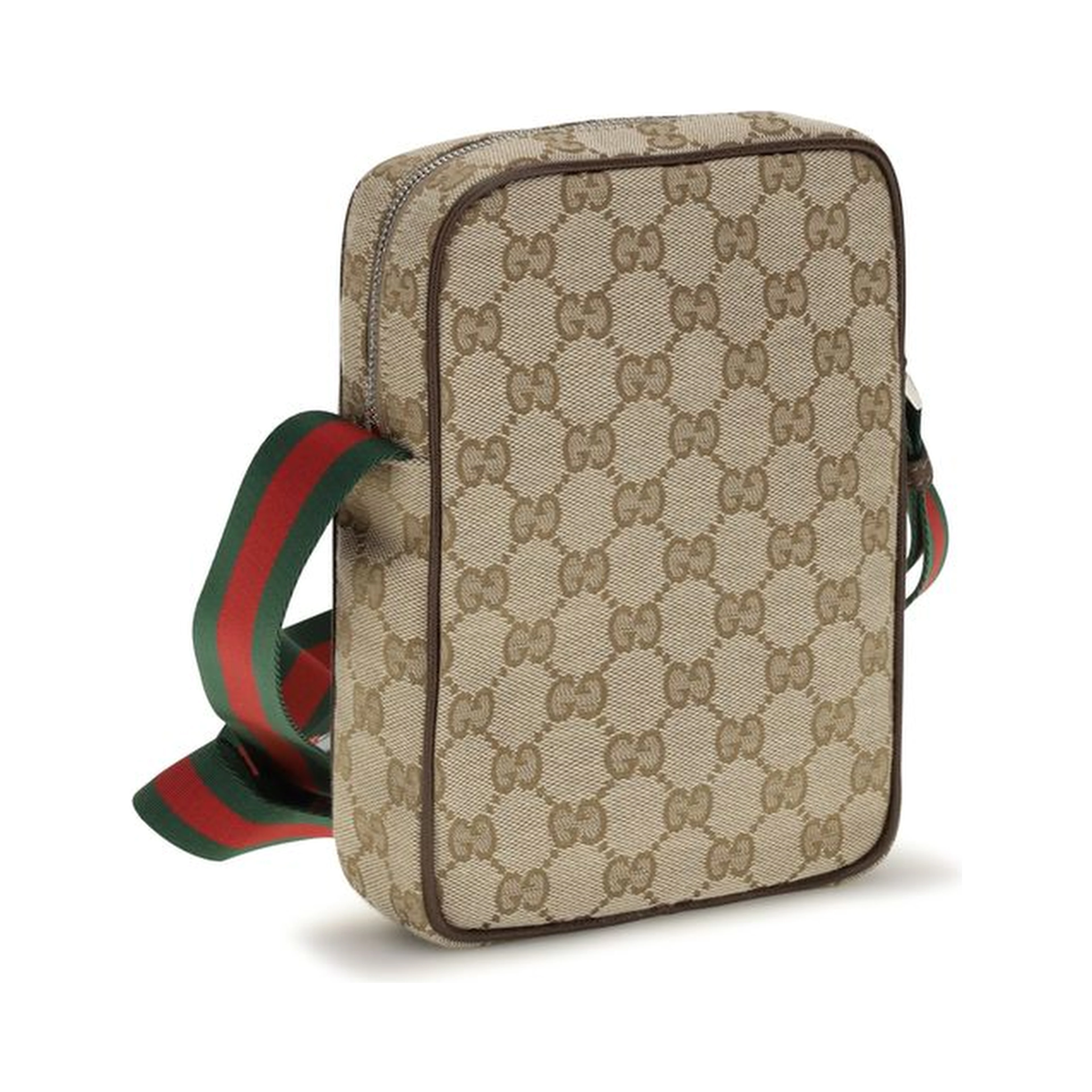 Beige Fabric Shoulder Bag