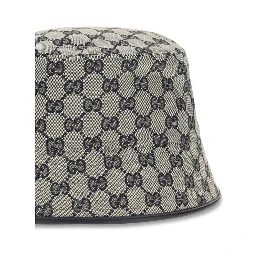Gray Polyester Bucket Hat