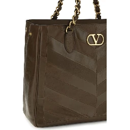 Brown Calf Leather Bos Taurus Shoulder Bag