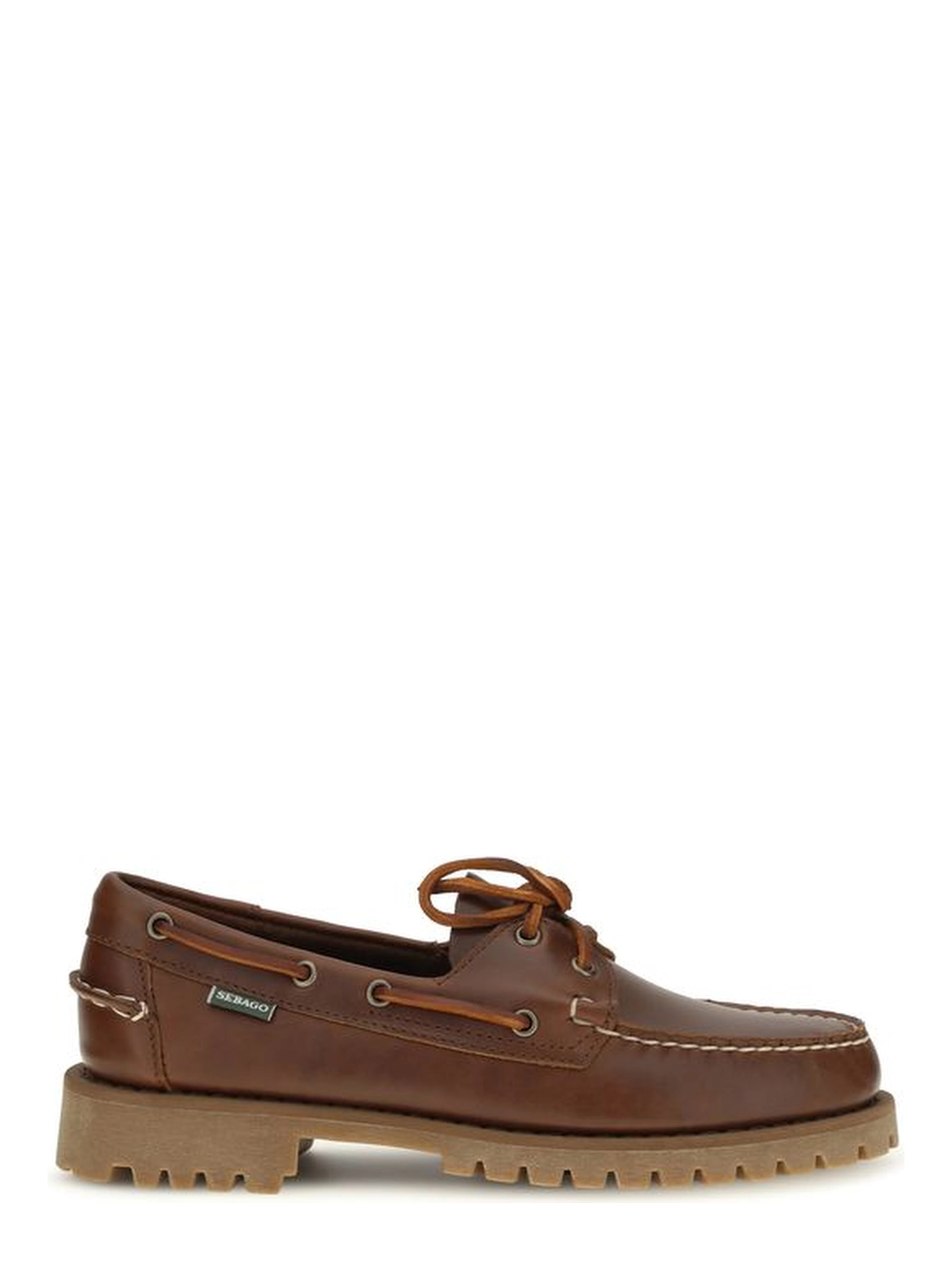 Brown Calf Leather Bos Taurus Slip-On Loafers
