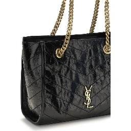 Black Calf Leather Bos Taurus Shoulder Bag