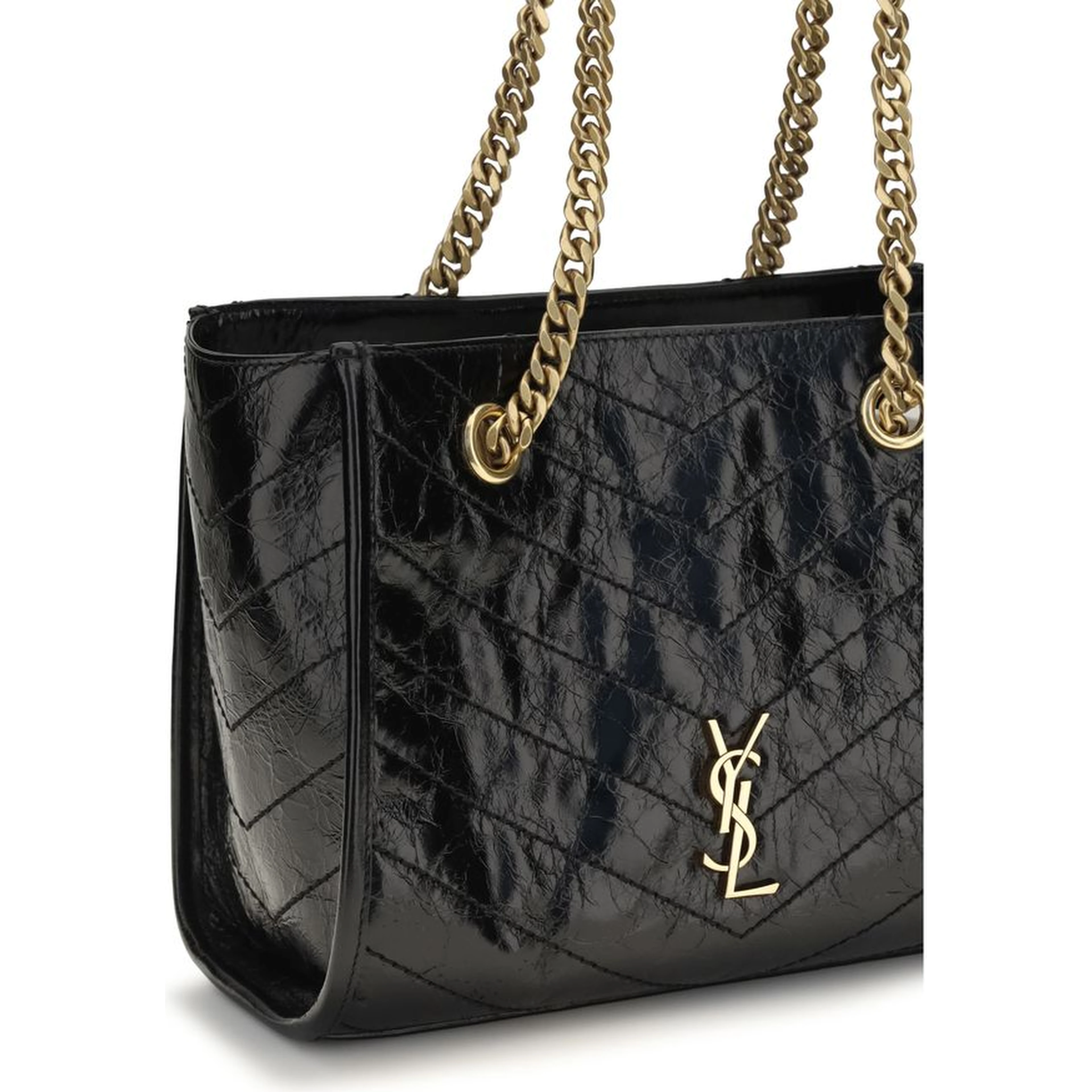 Black Calf Leather Bos Taurus Shoulder Bag