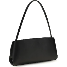 Black Calf Leather Bos Taurus Shoulder Bag