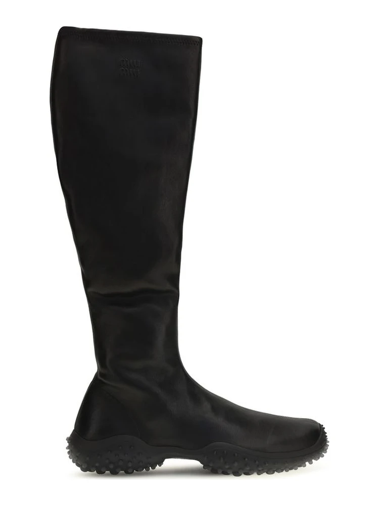Black Lamb Ovis Aries Ankle Boots