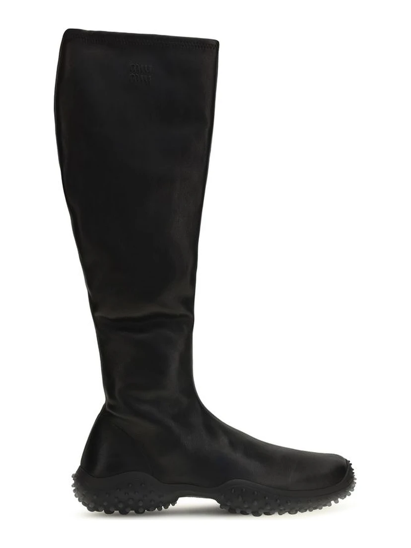 Black Lamb Ovis Aries Ankle Boots