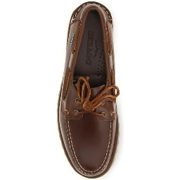 Brown Calf Leather Bos Taurus Slip-On Loafers