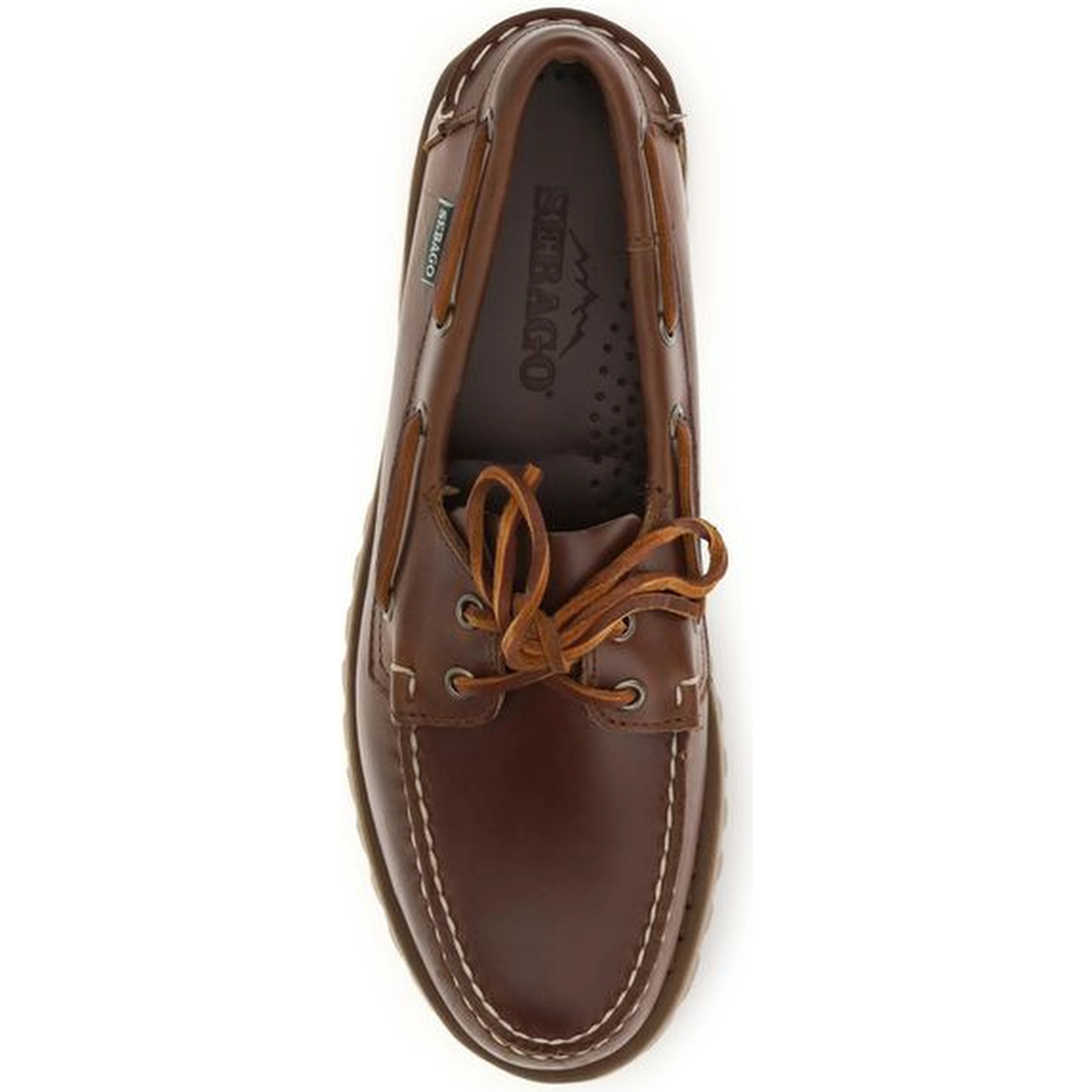 Brown Calf Leather Bos Taurus Slip-On Loafers