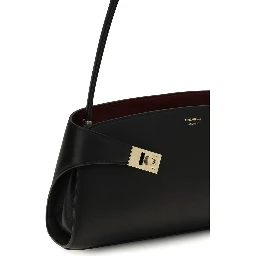 Black Calf Leather Bos Taurus Shoulder Bag