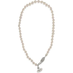 Beige Brass Necklace