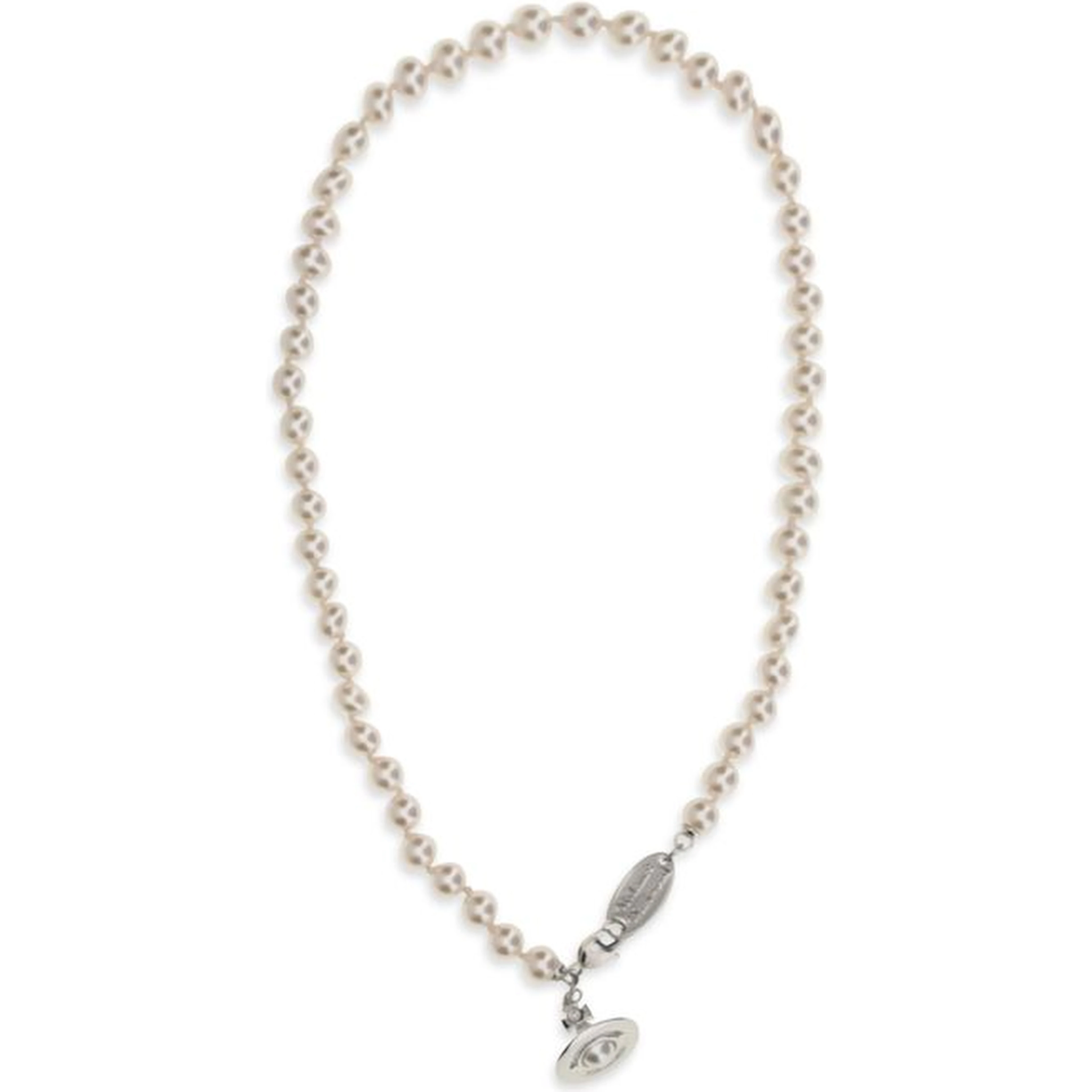 Beige Brass Necklace