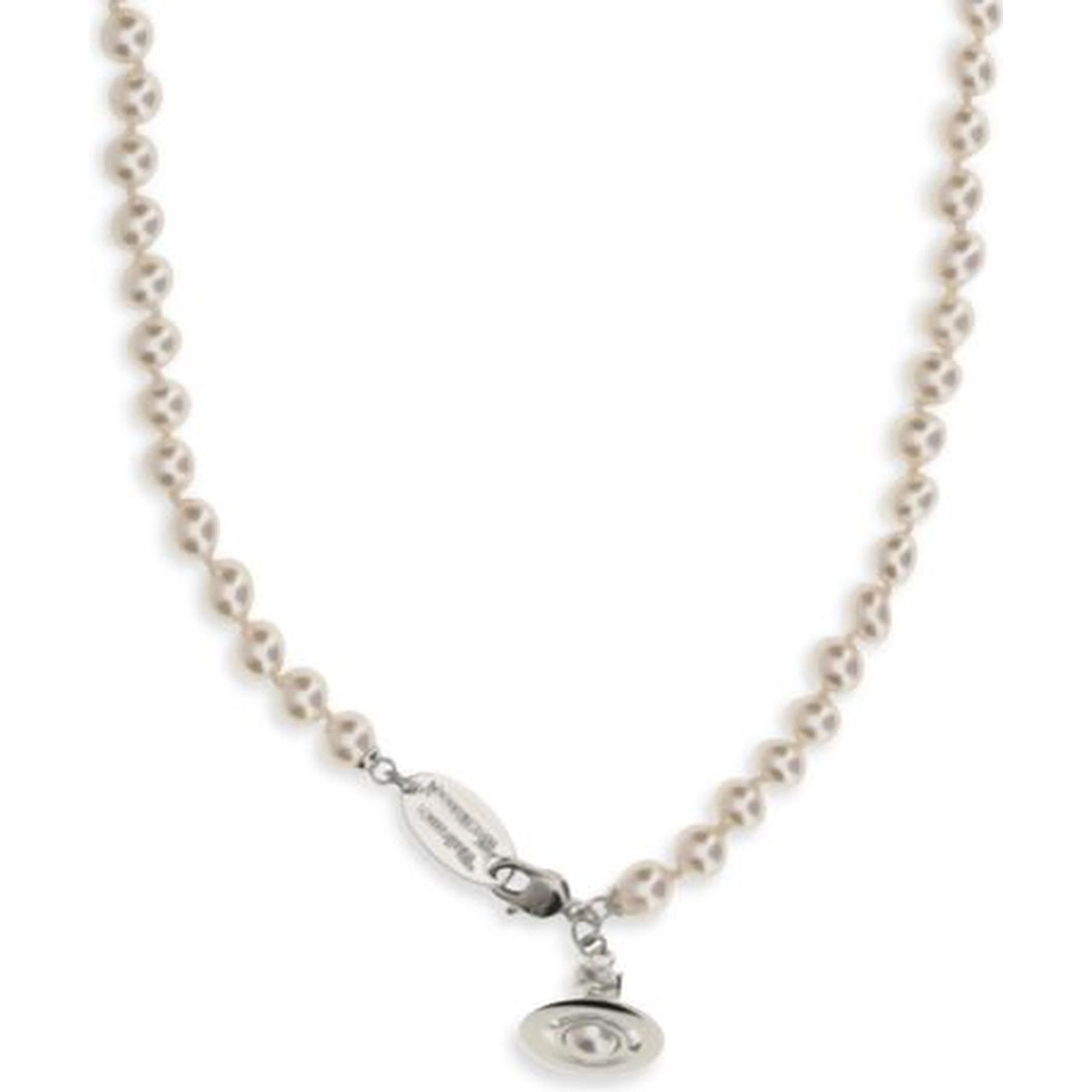 Beige Brass Necklace