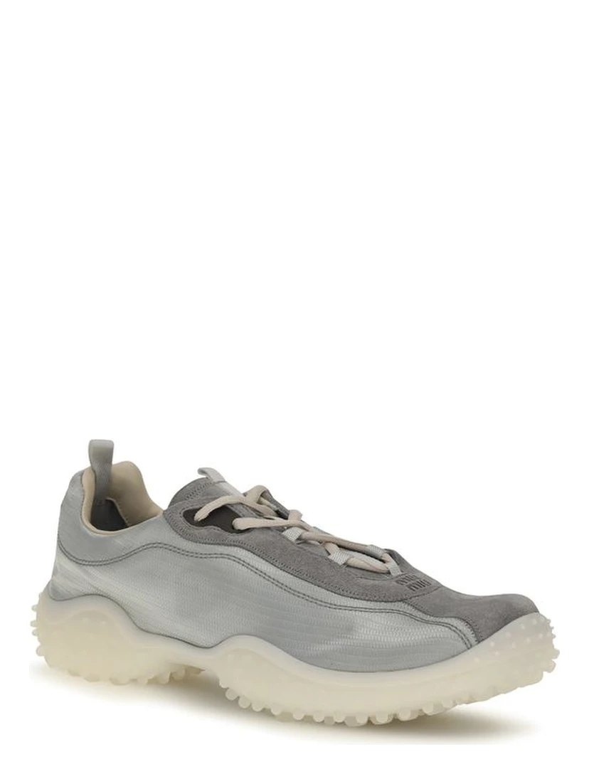 Gray Recycled Polyamide Chunky Sneakers