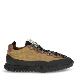 Beige Polyamide Athletic Sneakers