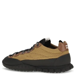 Beige Polyamide Athletic Sneakers