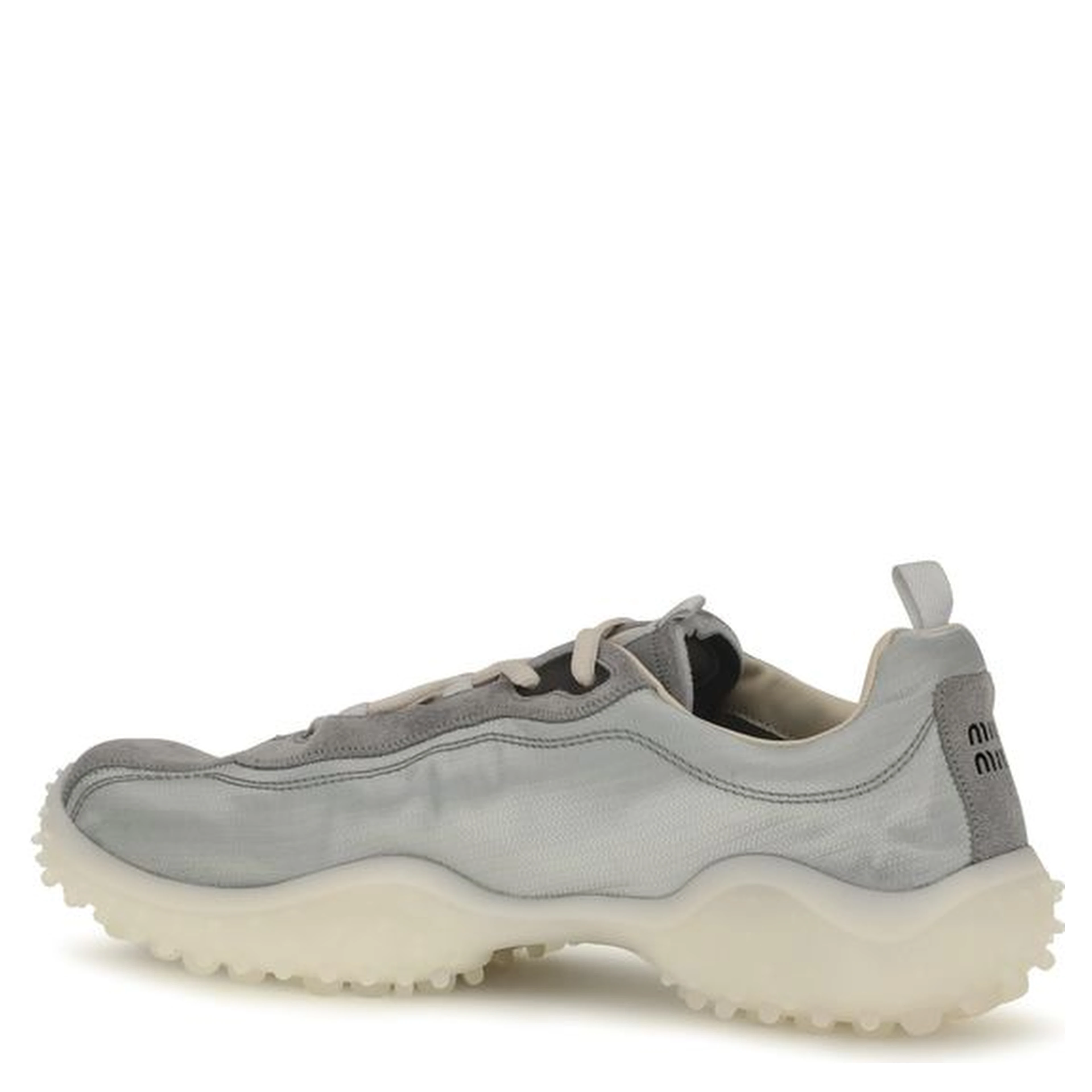 Gray Recycled Polyamide Chunky Sneakers